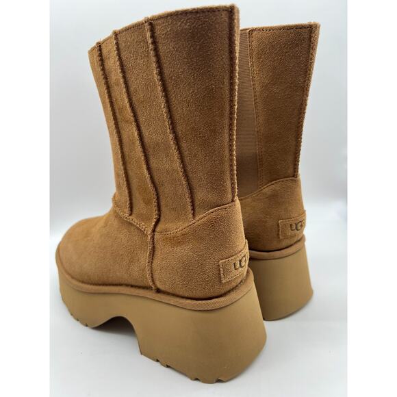 UGG Classic Twin Seam New Heights Boot Chestnut 1158313 Women's Size 10 - Picture 9 of 16